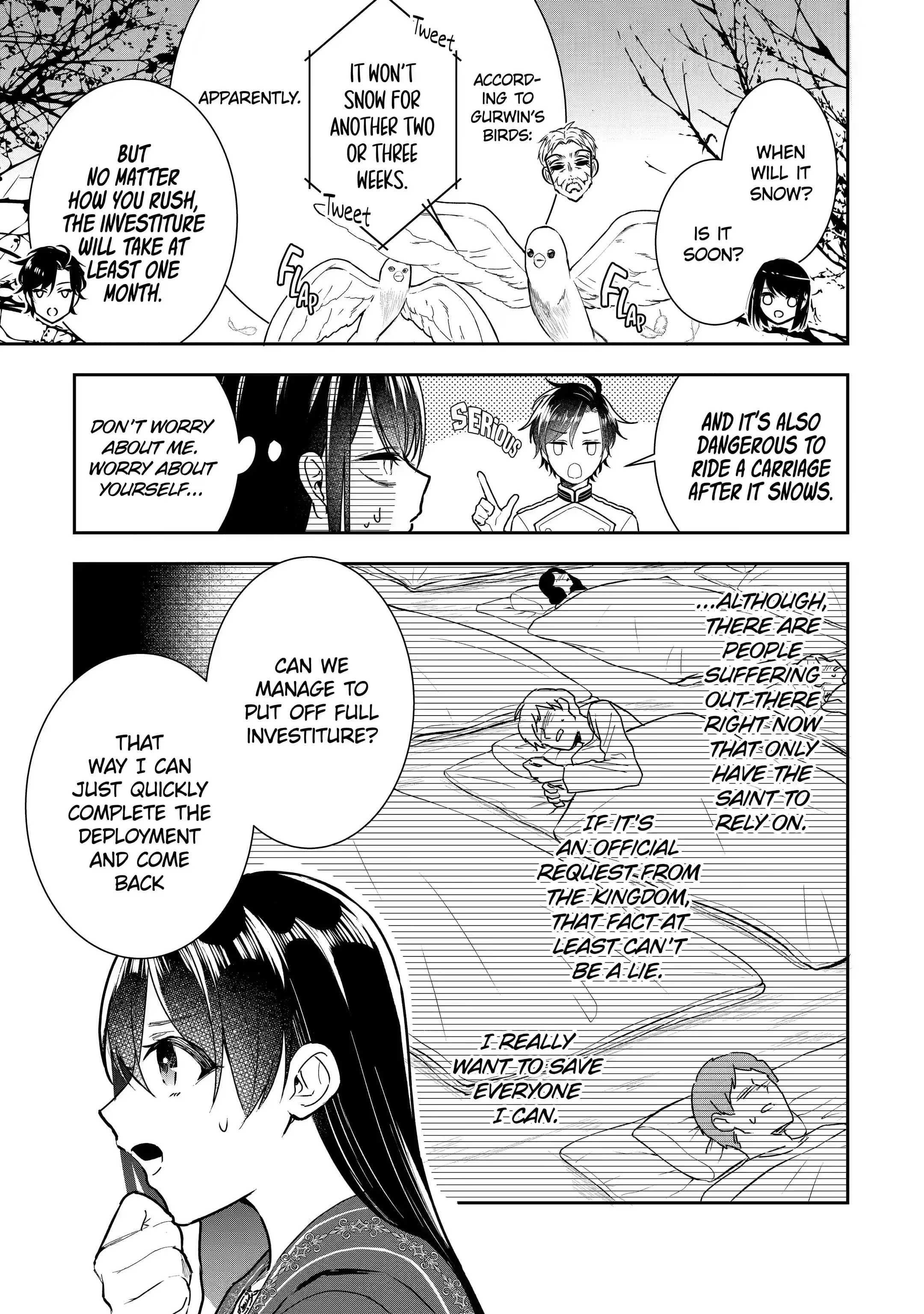 I was summoned to be the Saint, but I was robbed the position, apparently Chapter 14.1 - Page 5 in English