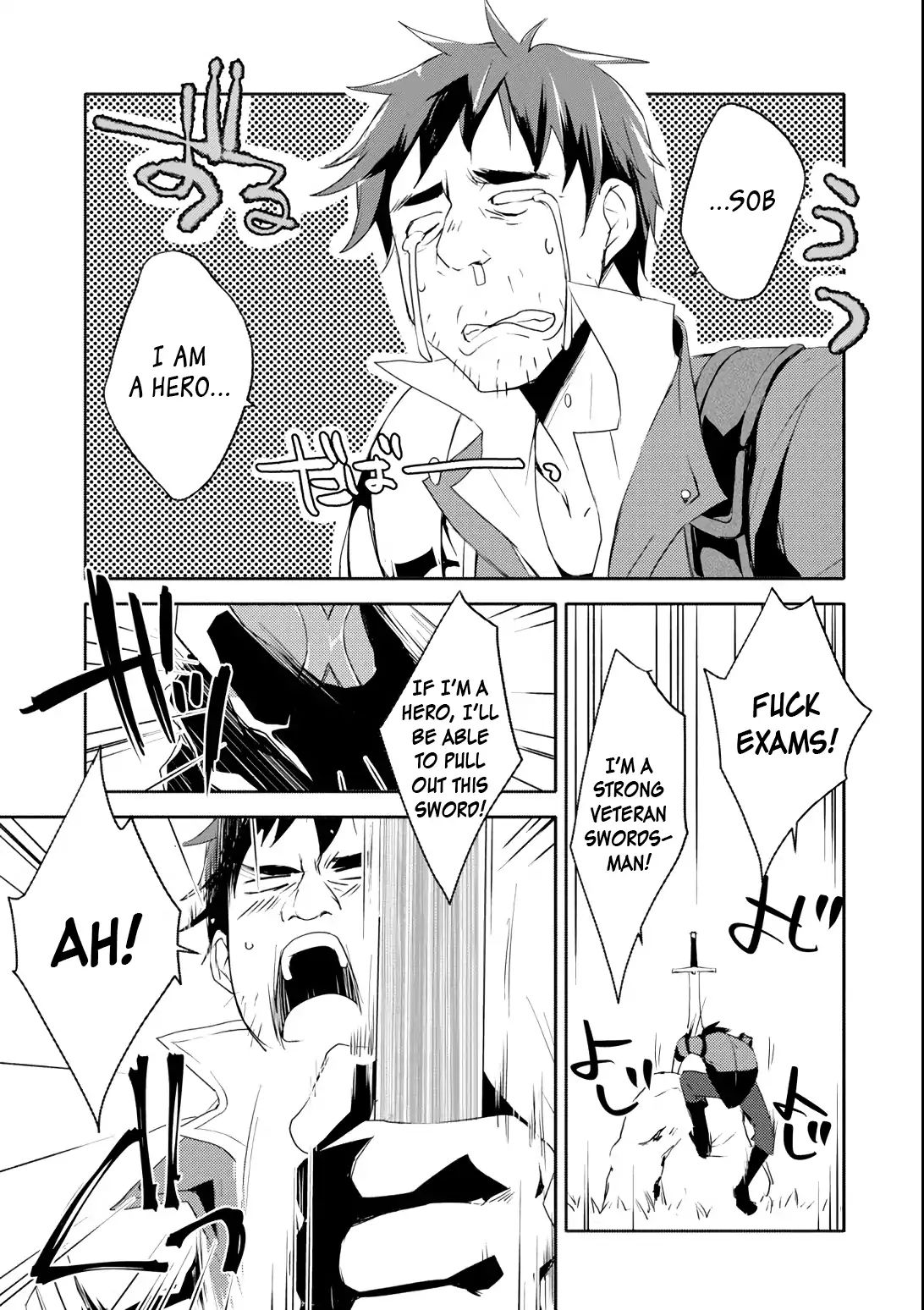 Mannen D-Rank No Chuunen Boukensha, Yotta Ikioi De Densetsu No Ken Wo Hikkonuku Chapter 1 - Page 13 in English
