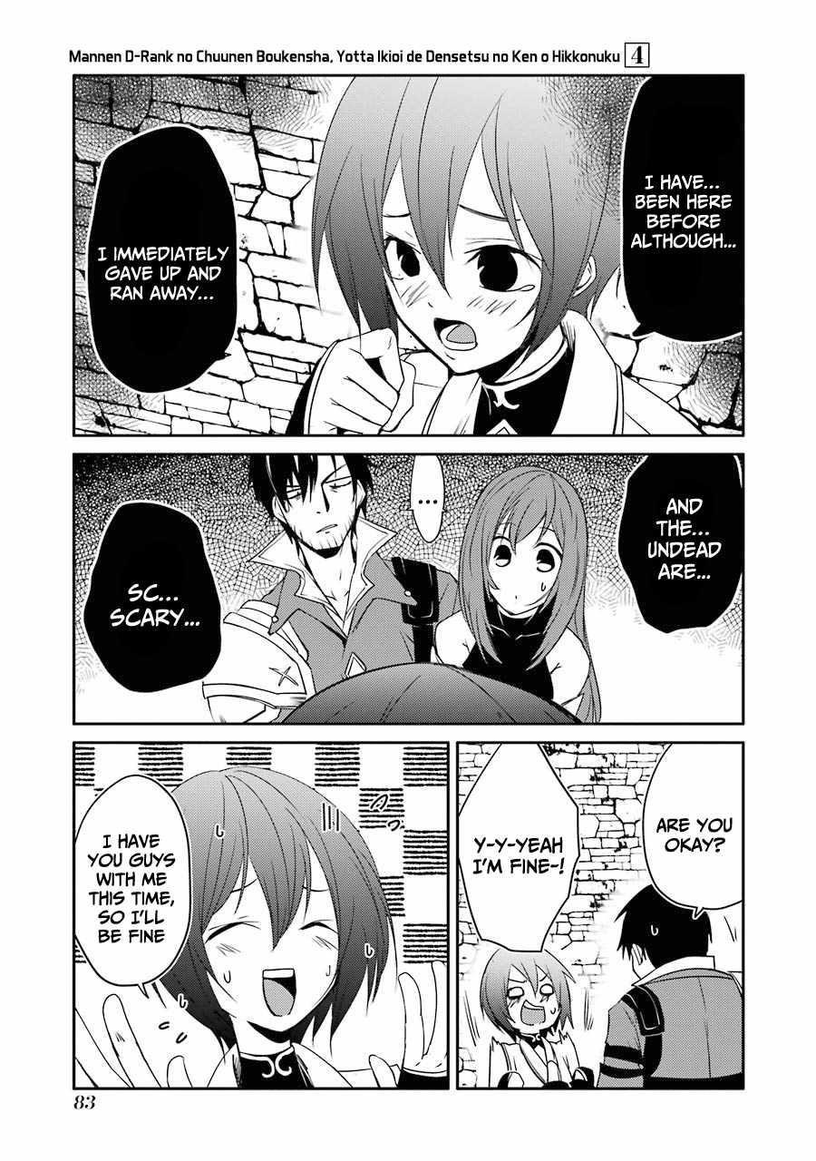 Mannen D-Rank No Chuunen Boukensha, Yotta Ikioi De Densetsu No Ken Wo Hikkonuku Chapter 21 - Page 6 in English