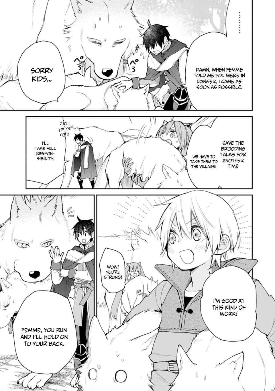I Used to be the Strongest Sorcerer. Then I Took an Arrow in the Knee and Became a Village Guard Chapter 18.1 - Page 17 in English