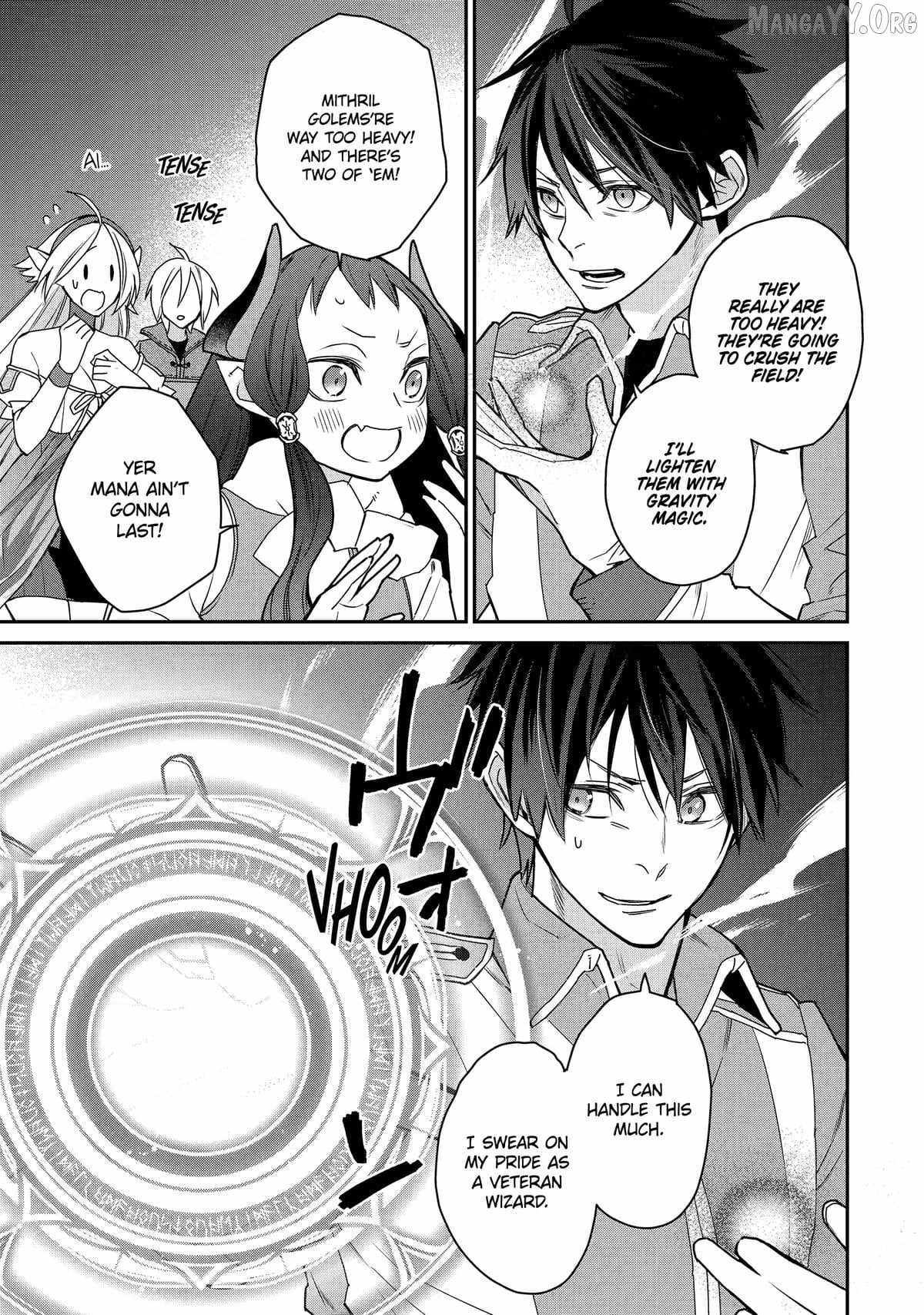 I Used to be the Strongest Sorcerer. Then I Took an Arrow in the Knee and Became a Village Guard Chapter 49 - Page 14 in English