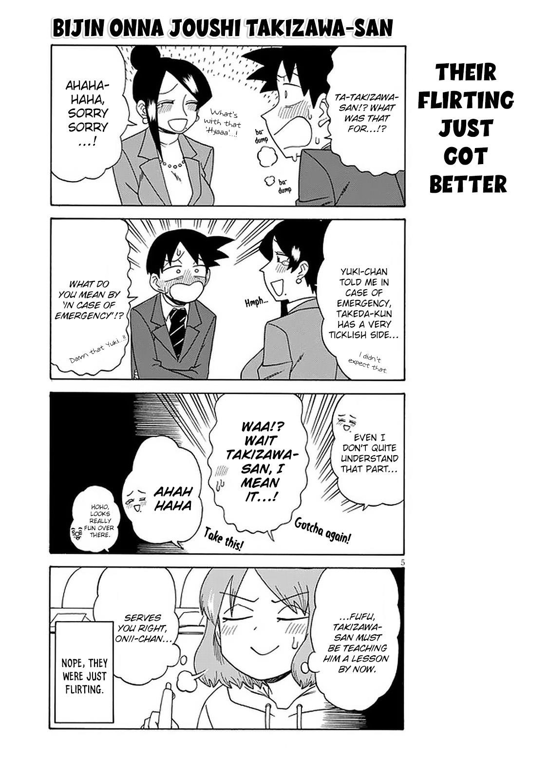 Bijin Onna Joushi Takizawa-San Chapter 103 - Page 5 in English
