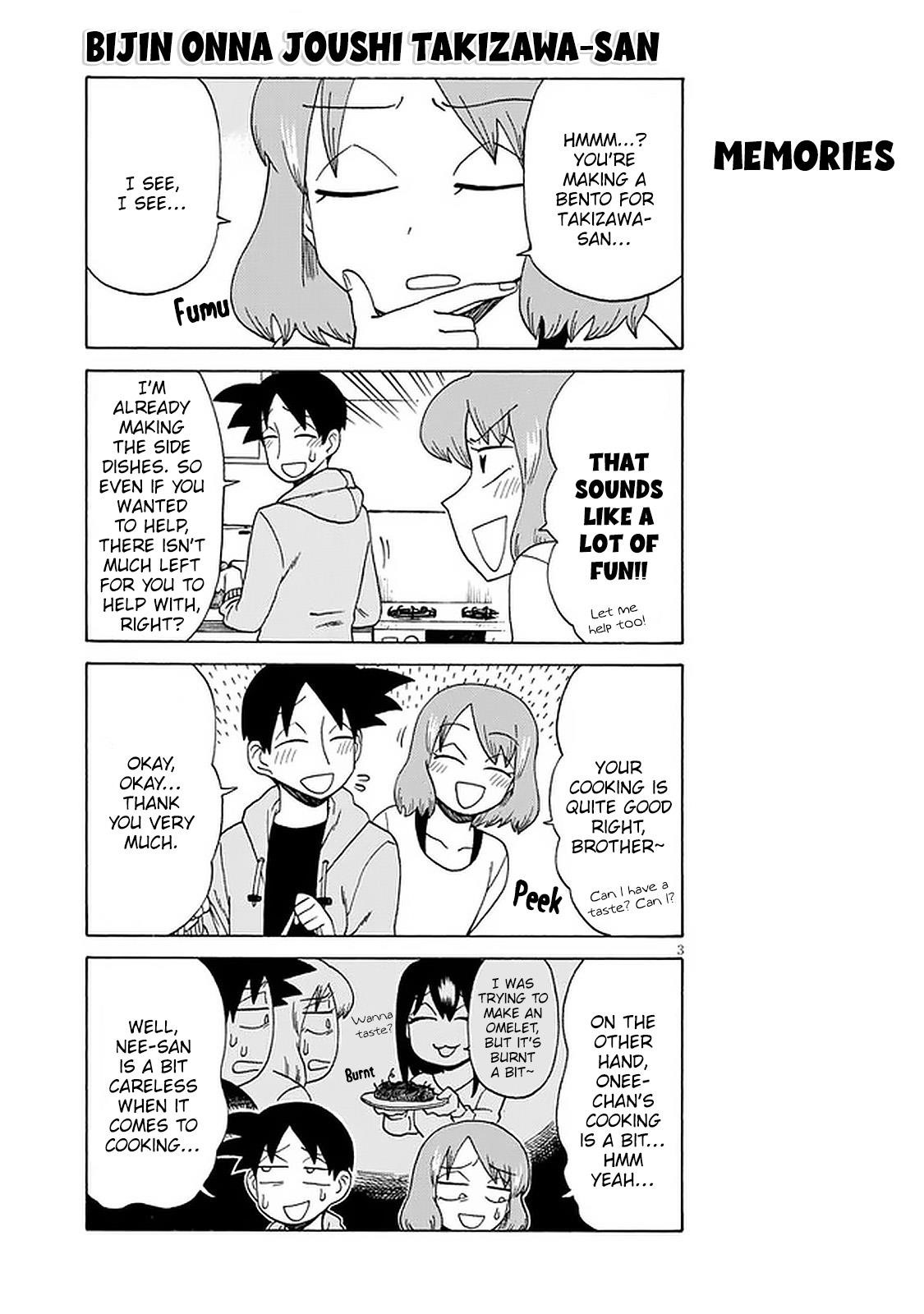 Bijin Onna Joushi Takizawa-San Chapter 106 - Page 3 in English