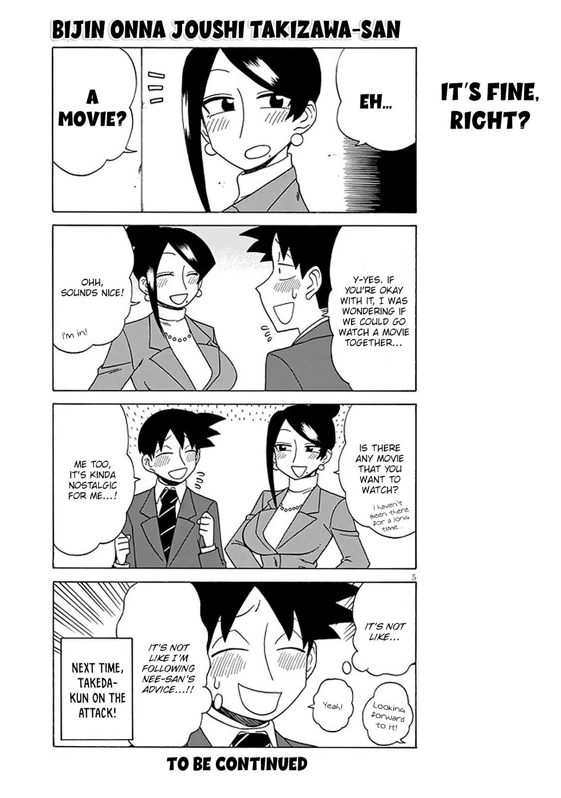 Bijin Onna Joushi Takizawa-San Chapter 108 - Page 5 in English