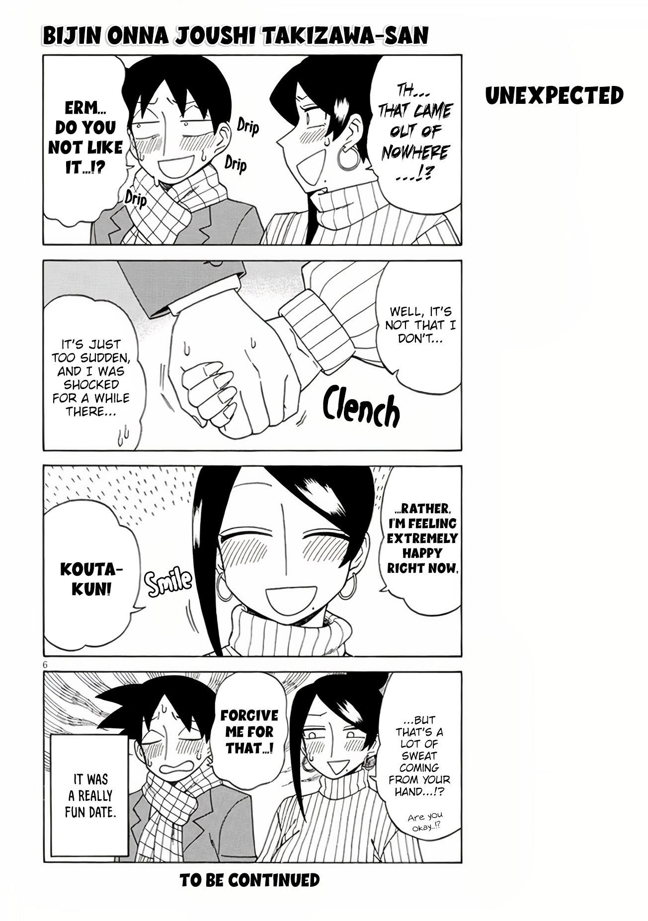 Bijin Onna Joushi Takizawa-San Chapter 109 - Page 6 in English