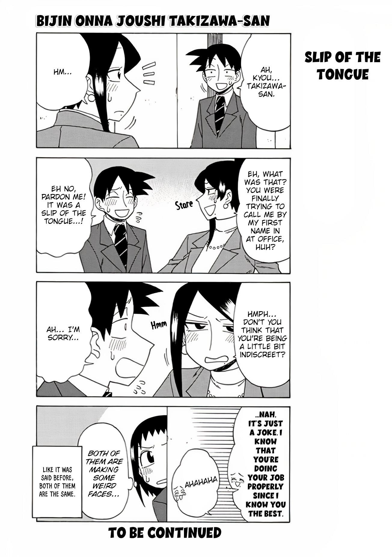 Bijin Onna Joushi Takizawa-San Chapter 110 - Page 5 in English