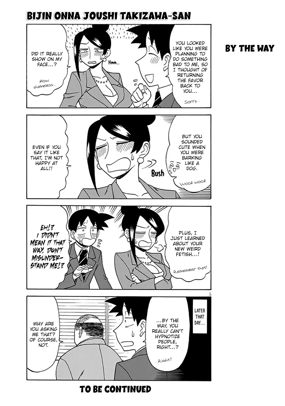 Bijin Onna Joushi Takizawa-San Chapter 113 - Page 5 in English