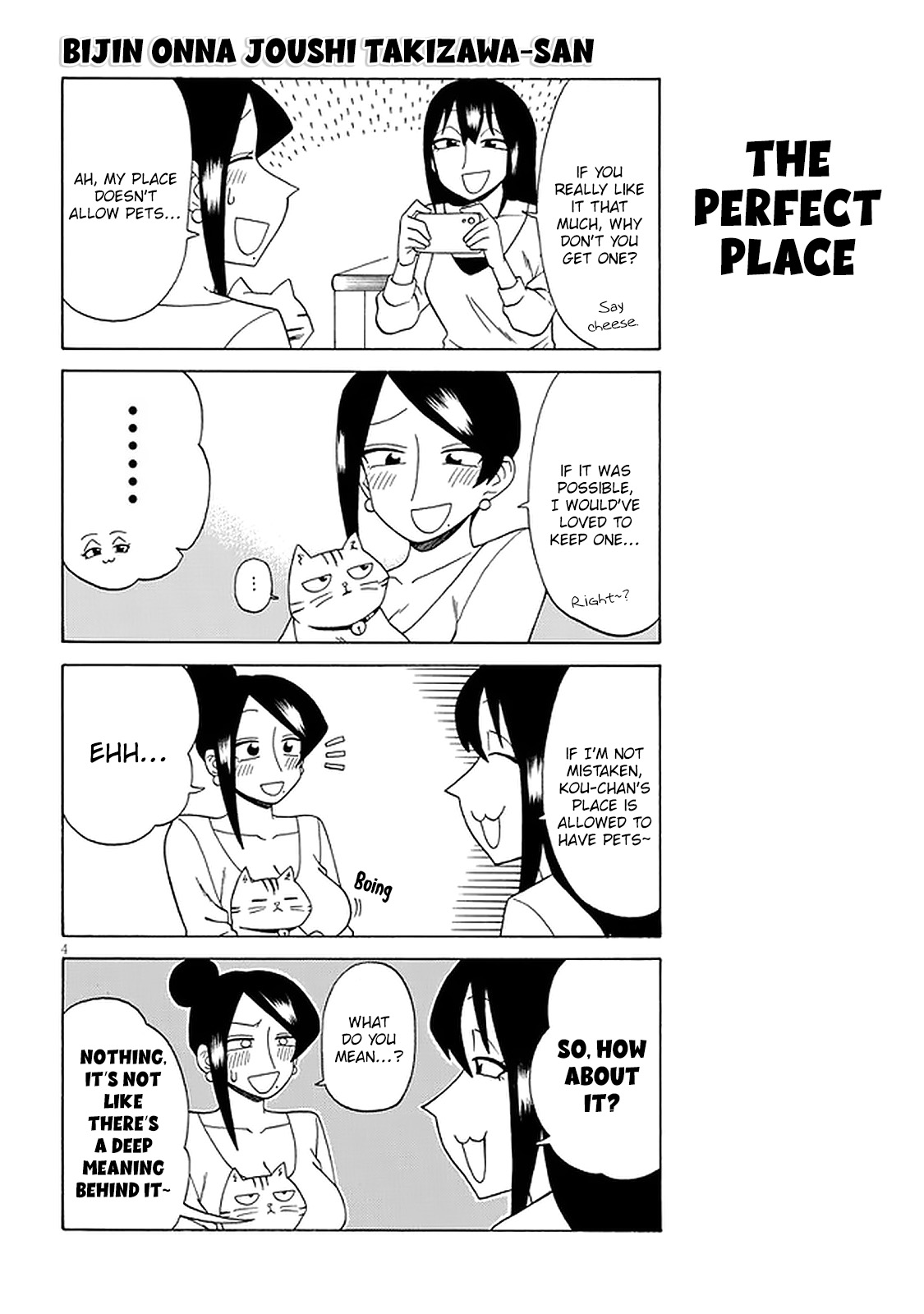 Bijin Onna Joushi Takizawa-San Chapter 114 - Page 4 in English