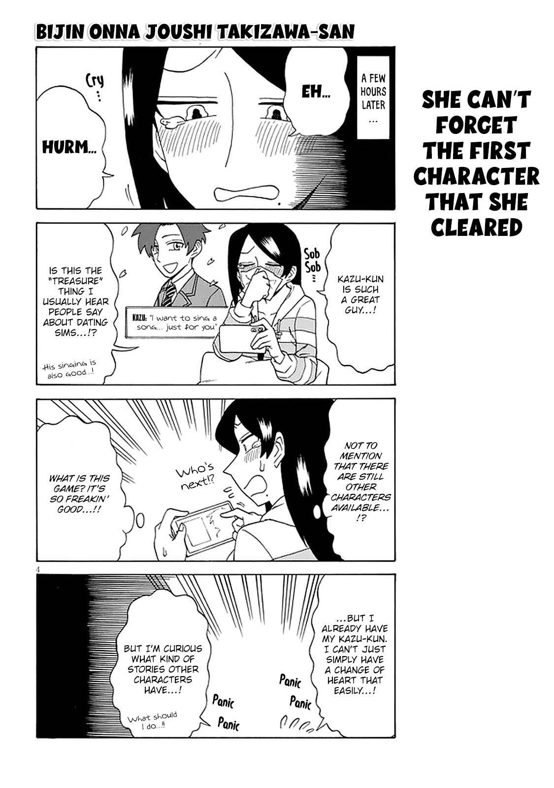 Bijin Onna Joushi Takizawa-San Chapter 117 - Page 4 in English