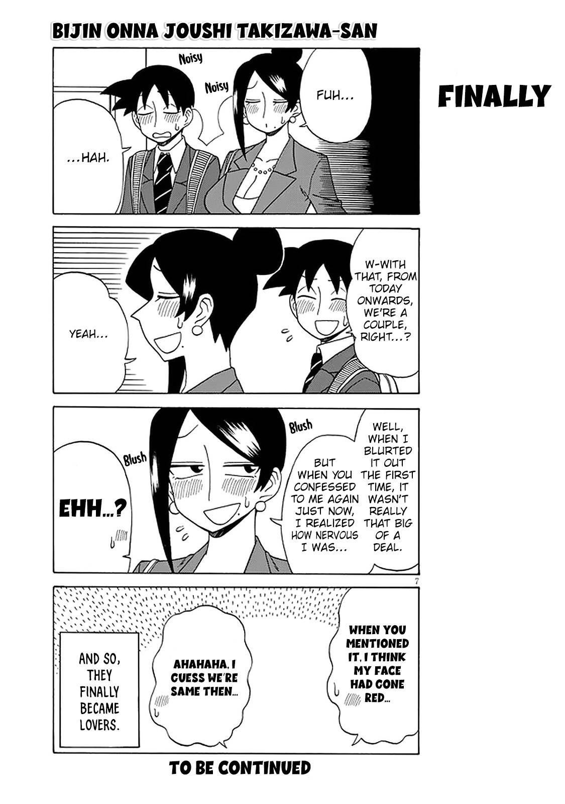 Bijin Onna Joushi Takizawa-San Chapter 118 - Page 7 in English