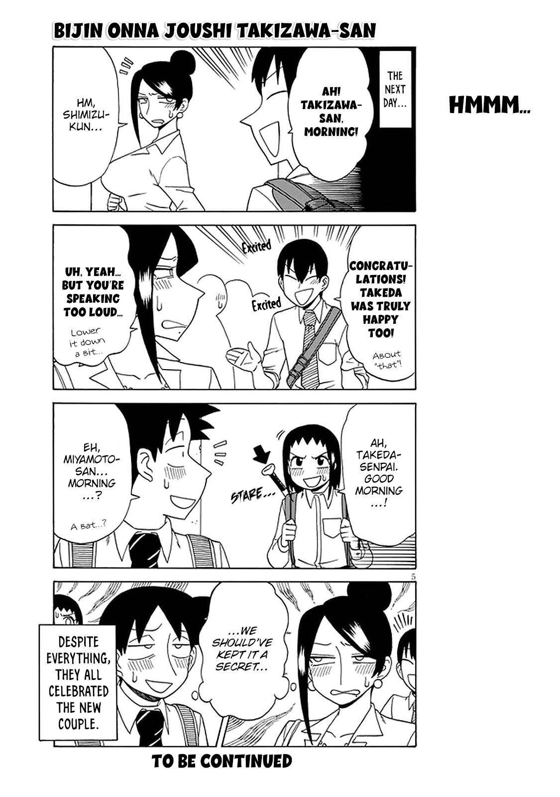 Bijin Onna Joushi Takizawa-San Chapter 119 - Page 5 in English