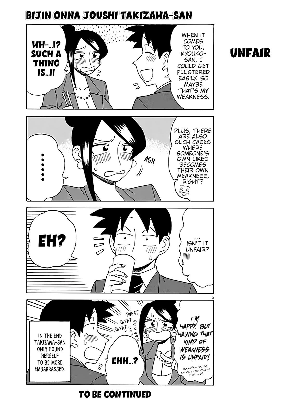 Bijin Onna Joushi Takizawa-San Chapter 126 - Page 5 in English