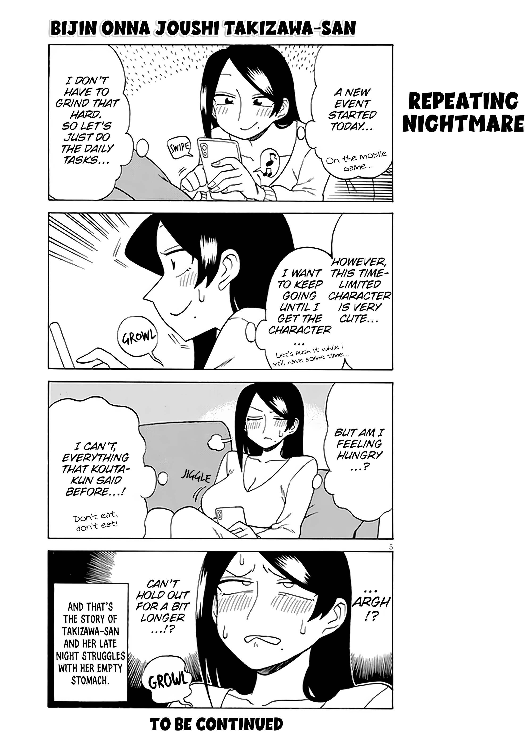 Bijin Onna Joushi Takizawa-San Chapter 127 - Page 5 in English