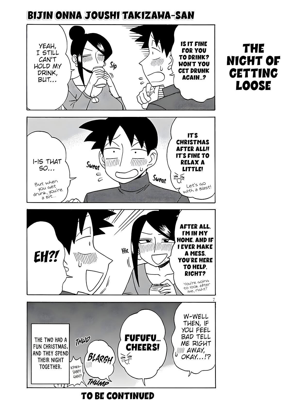 Bijin Onna Joushi Takizawa-San Chapter 129 - Page 7 in English