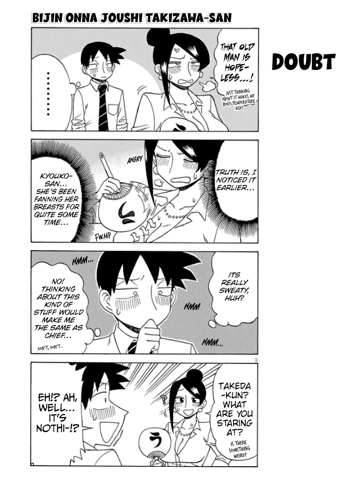 Bijin Onna Joushi Takizawa-San Chapter 141 - Page 3 in English