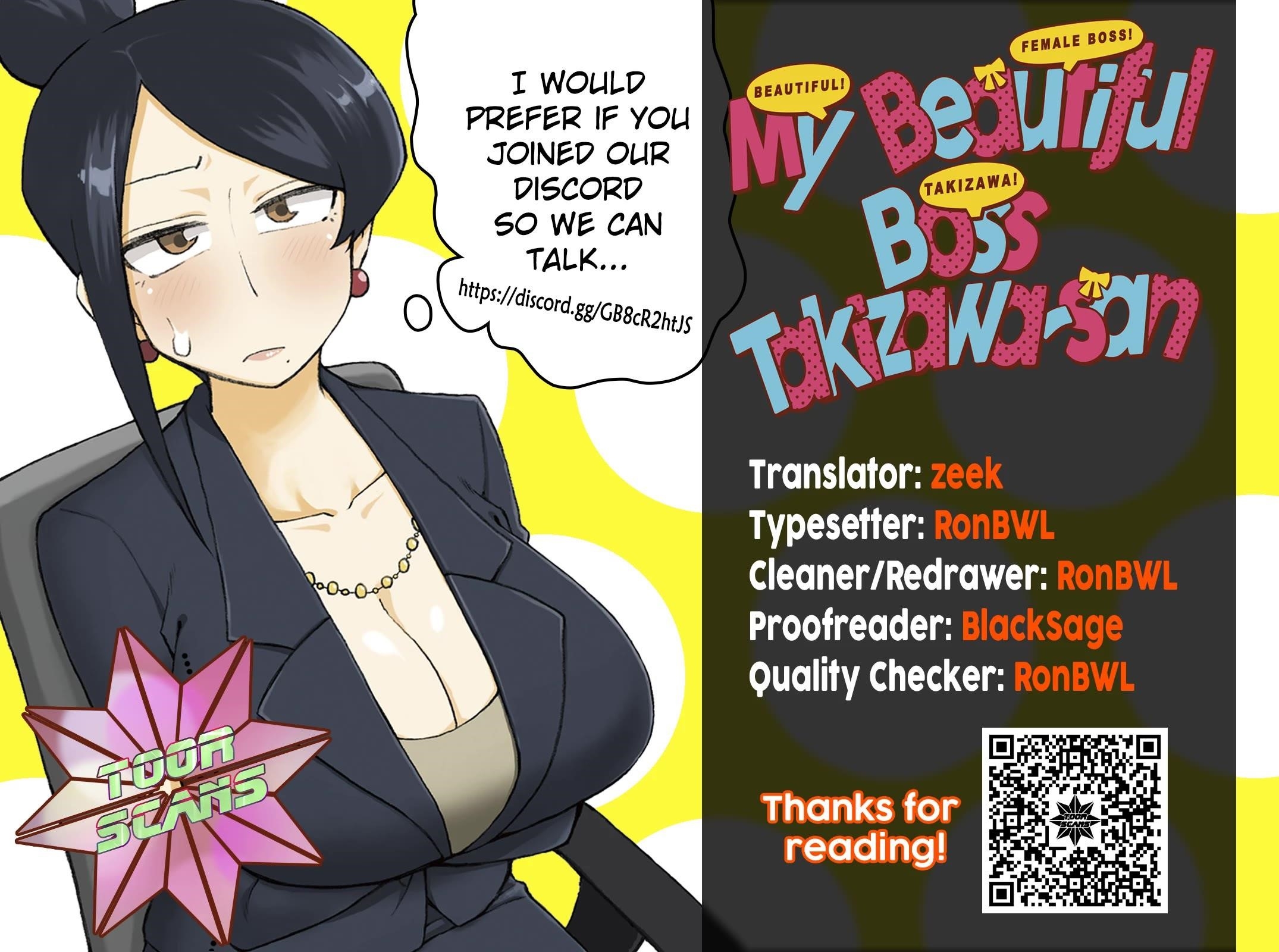 Bijin Onna Joushi Takizawa-San Chapter 162 - Page 7 in English