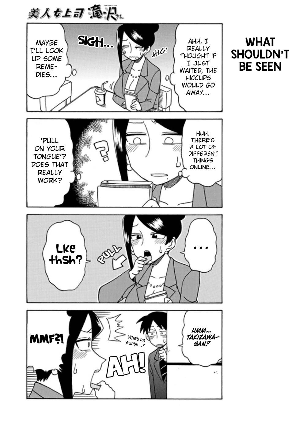 Bijin Onna Joushi Takizawa-San Chapter 24 - Page 3 in English