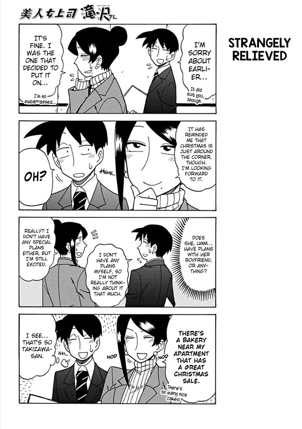 Bijin Onna Joushi Takizawa-San Chapter 35 - Page 4 in English