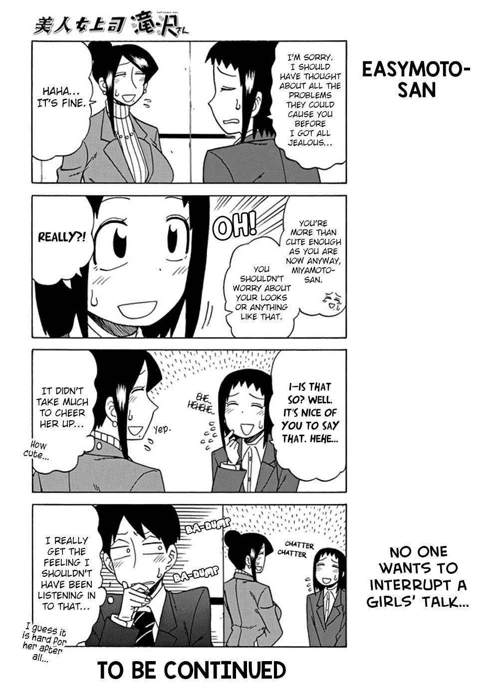 Bijin Onna Joushi Takizawa-San Chapter 37 - Page 4 in English