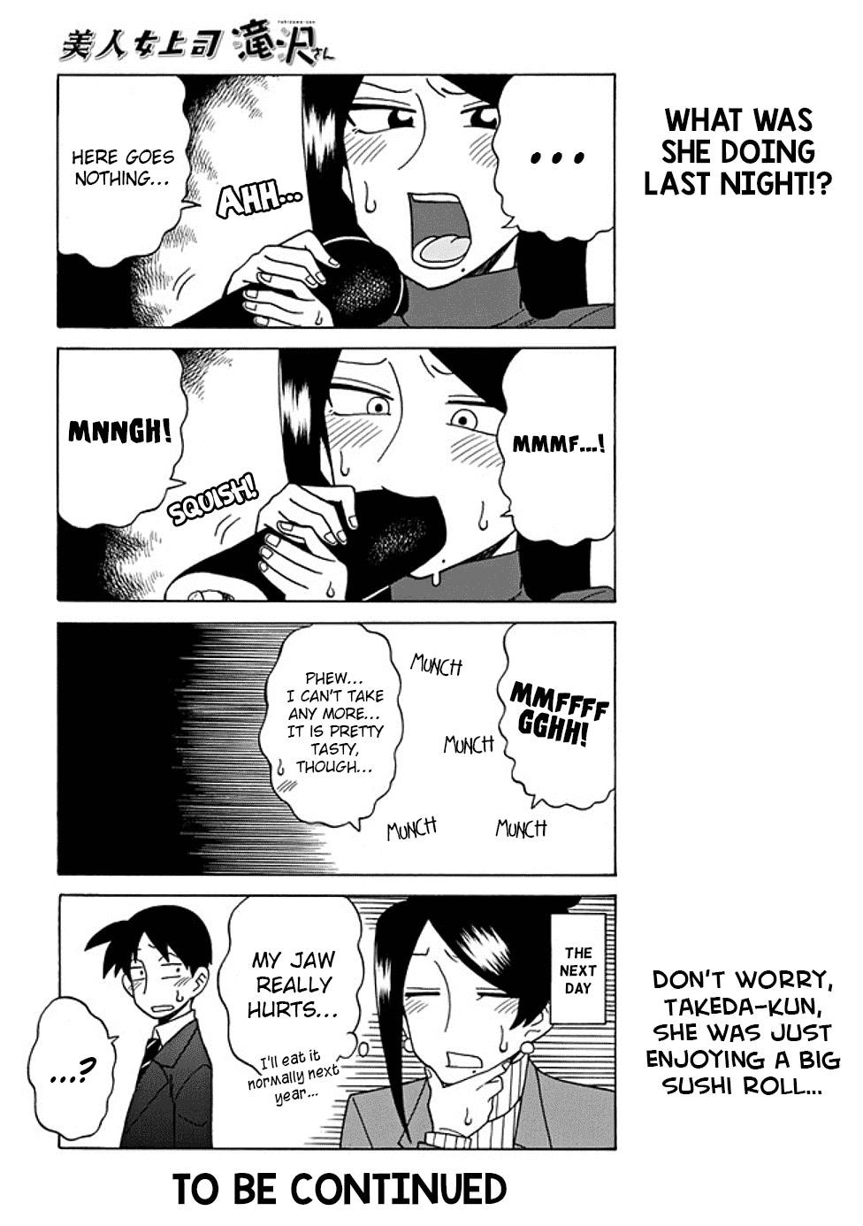 Bijin Onna Joushi Takizawa-San Chapter 38 - Page 4 in English