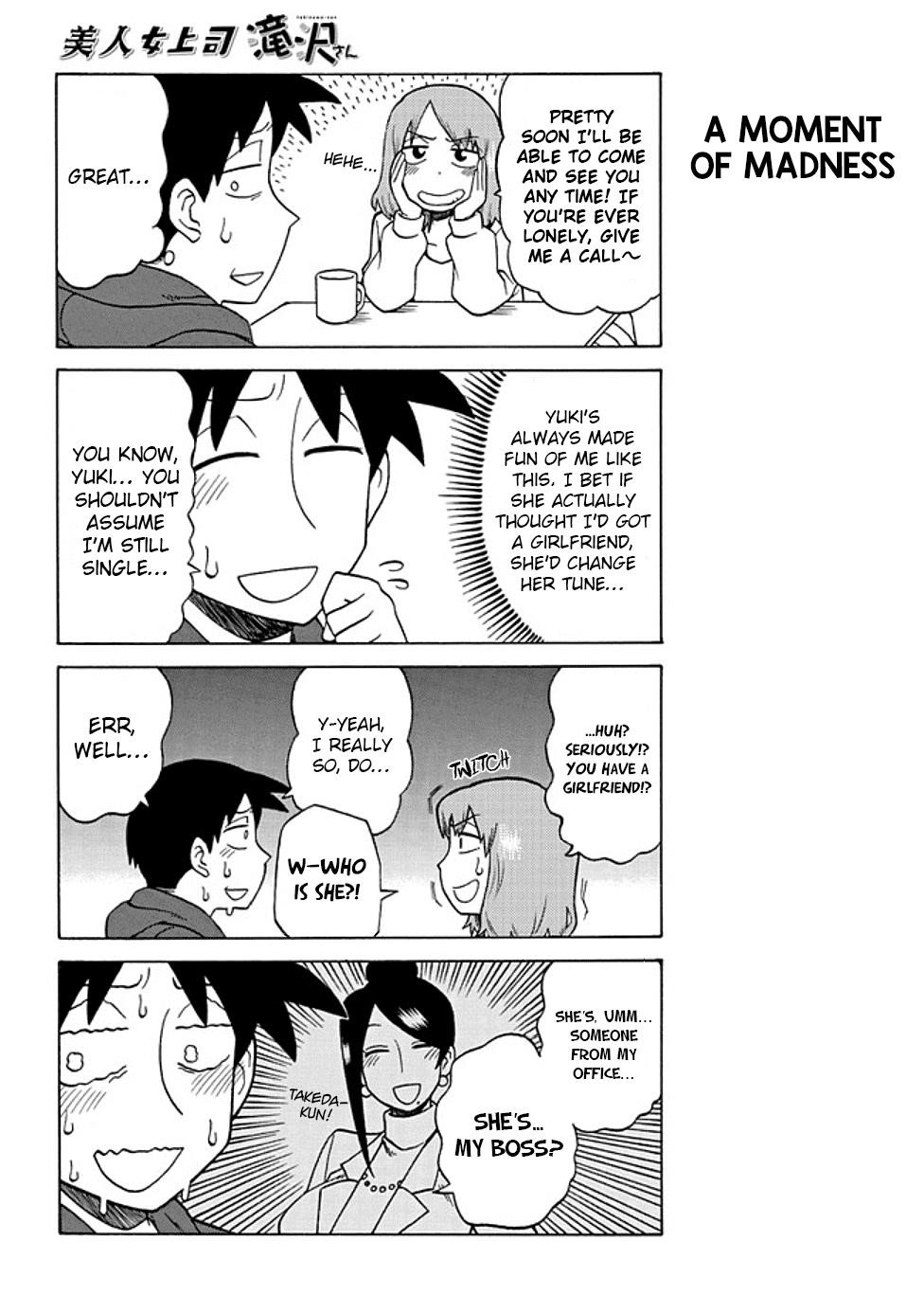 Bijin Onna Joushi Takizawa-San Chapter 40 - Page 4 in English