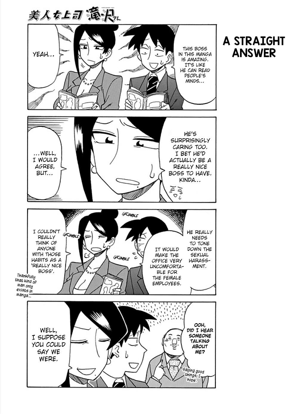 Bijin Onna Joushi Takizawa-San Chapter 47.5 - Page 3 in English