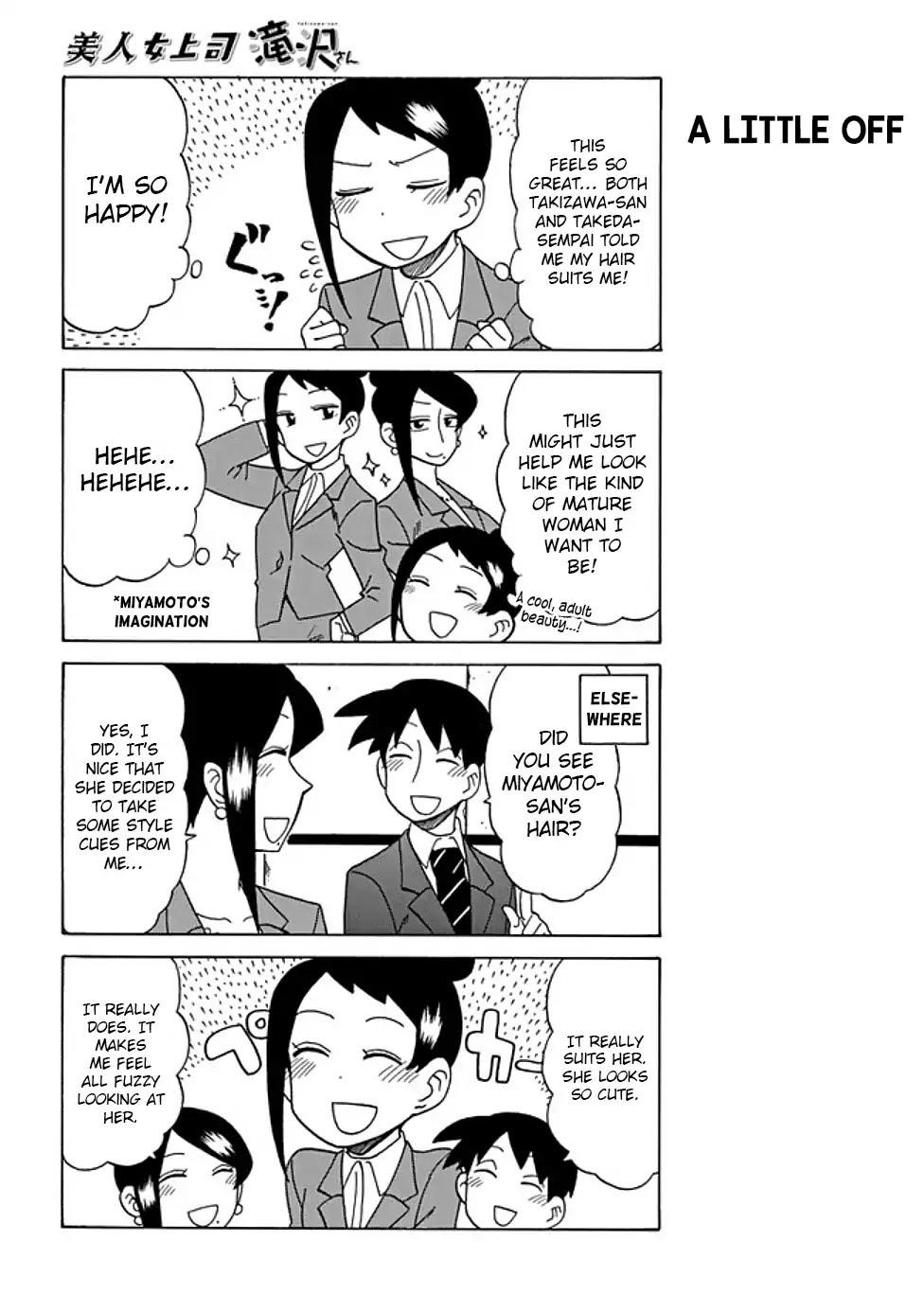 Bijin Onna Joushi Takizawa-San Chapter 47 - Page 4 in English