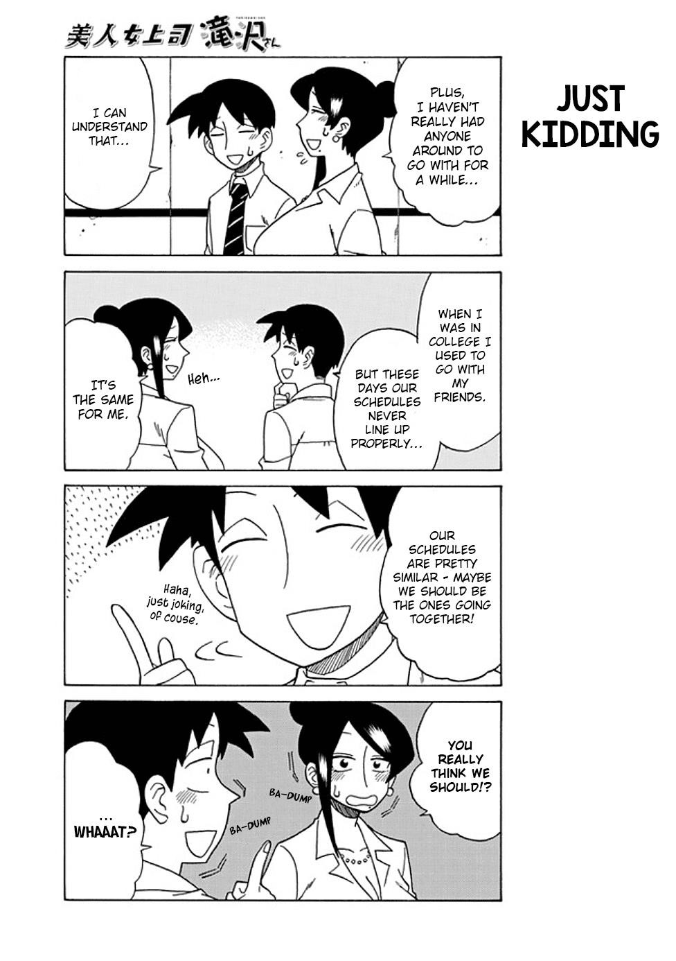 Bijin Onna Joushi Takizawa-San Chapter 48 - Page 3 in English