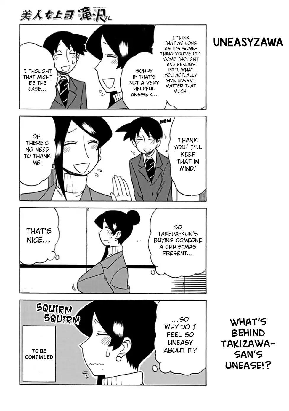 Bijin Onna Joushi Takizawa-San Chapter 57 - Page 4 in English