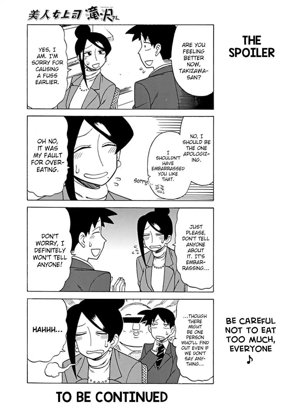 Bijin Onna Joushi Takizawa-San Chapter 62 - Page 5 in English