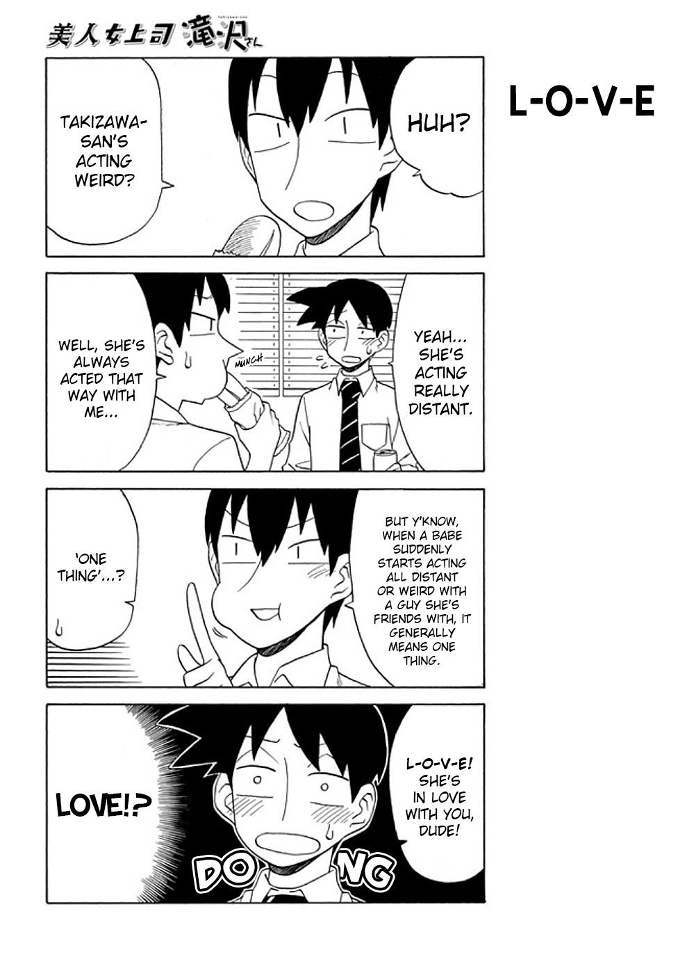 Bijin Onna Joushi Takizawa-San Chapter 75 - Page 4 in English