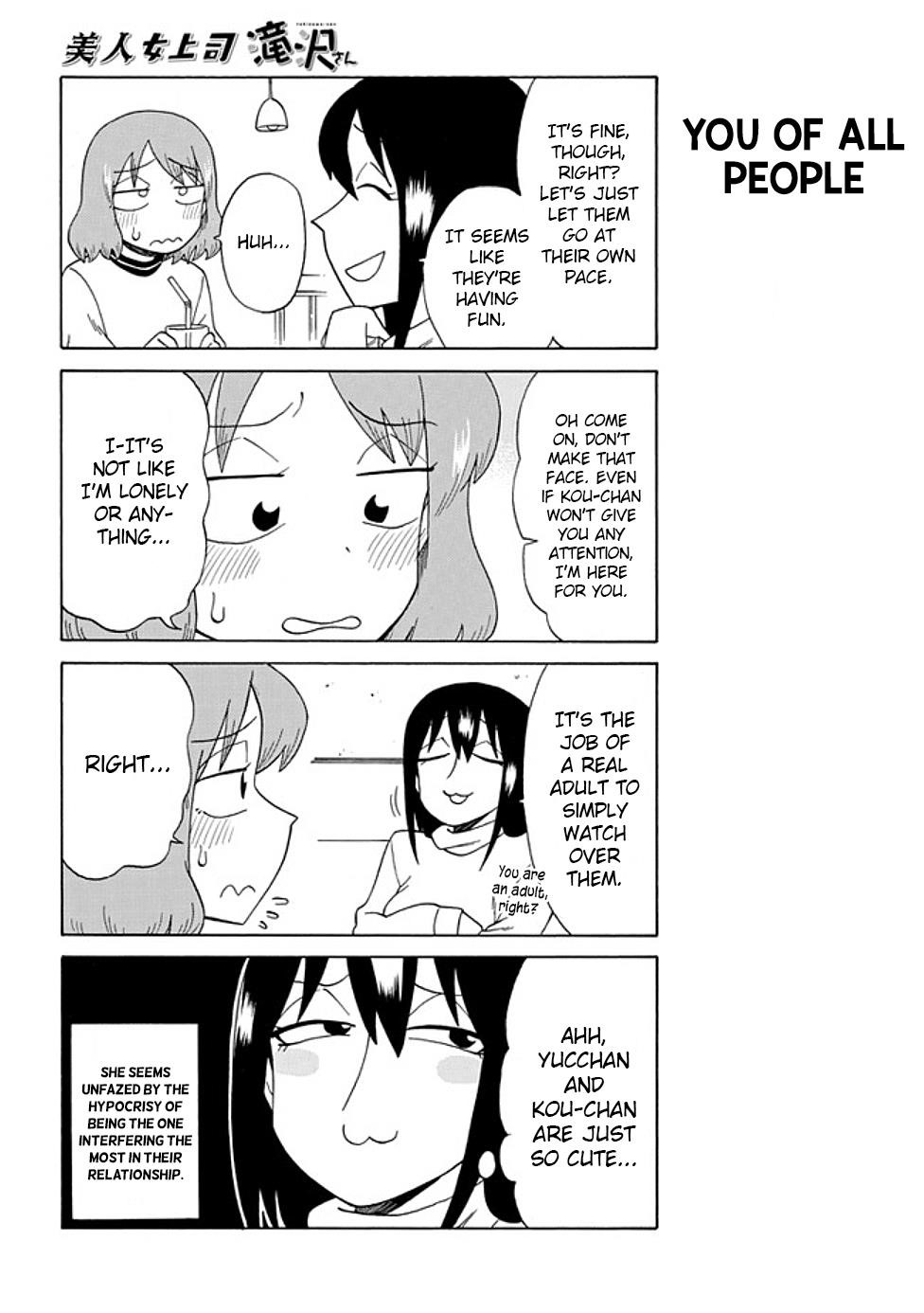 Bijin Onna Joushi Takizawa-San Chapter 86 - Page 4 in English