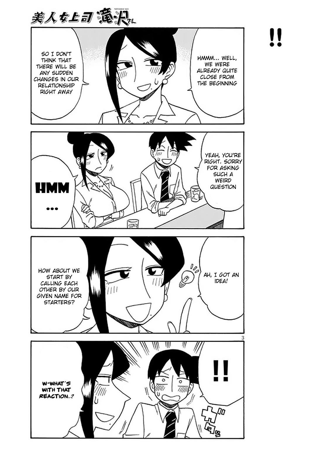 Bijin Onna Joushi Takizawa-San Chapter 98 - Page 3 in English