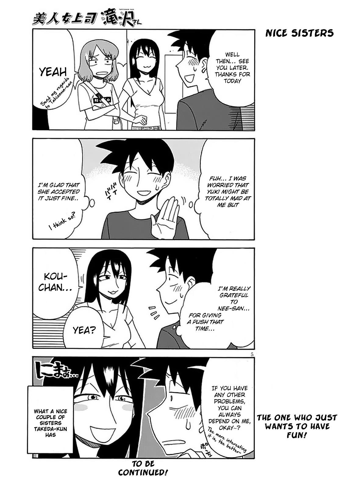 Bijin Onna Joushi Takizawa-San Chapter 99 - Page 5 in English