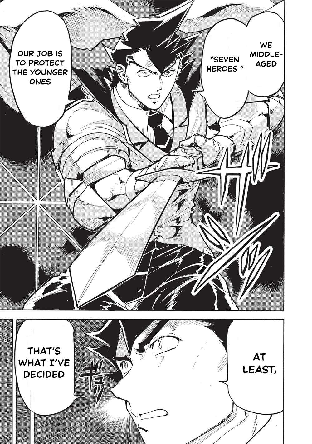 The Strongest Heroes, Now in Their 40’s, Once Again Become Warriors on the Battlefield Chapter 10.1 - Page 10 in English