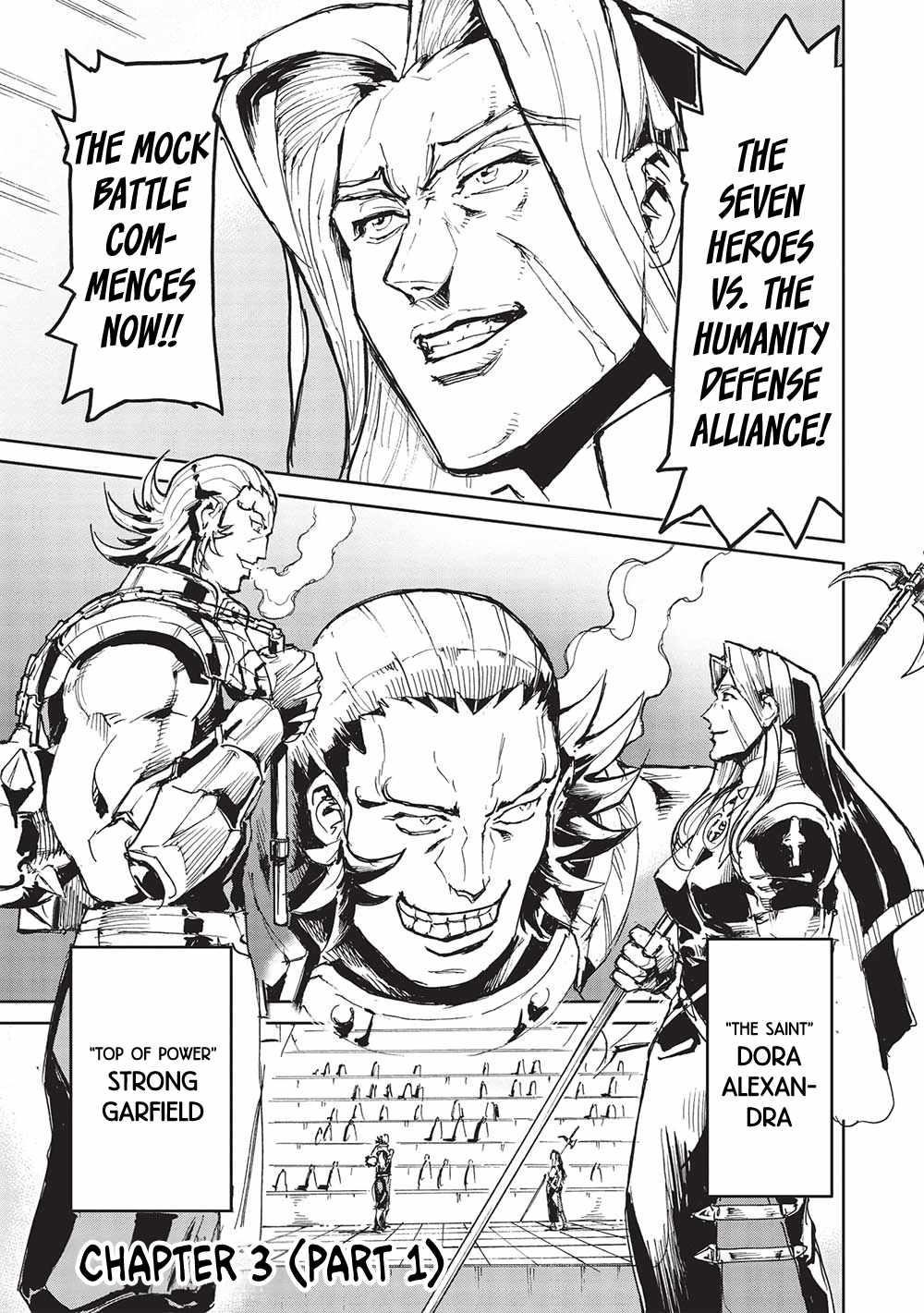 The Strongest Heroes, Now in Their 40’s, Once Again Become Warriors on the Battlefield Chapter 3.1 - Page 1 in English