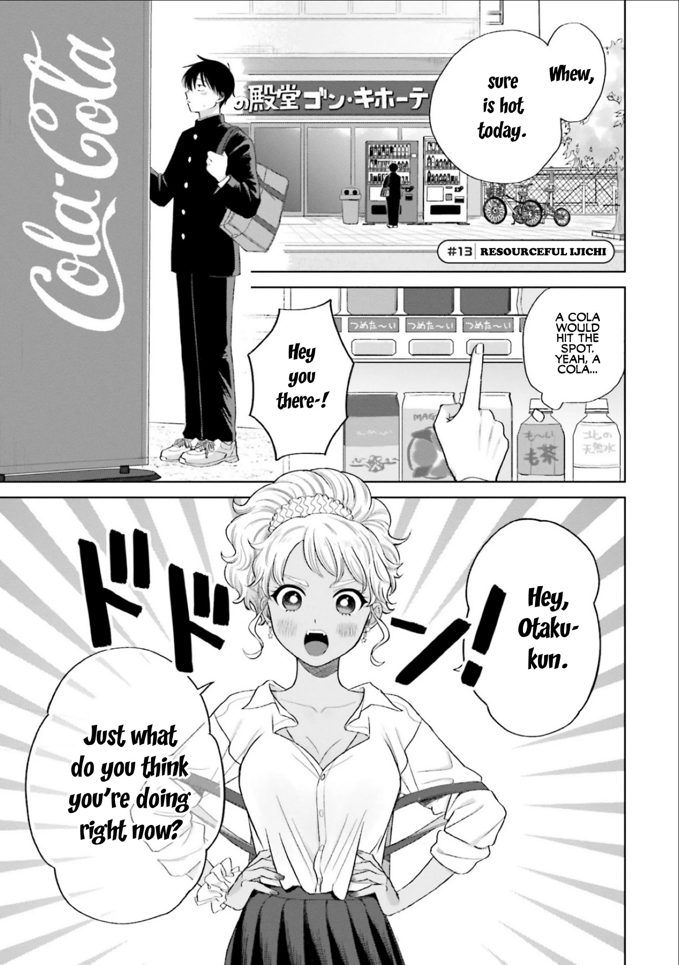 Gal Can’t Be Kind to Otaku!? Chapter 3 - Page 13 in English