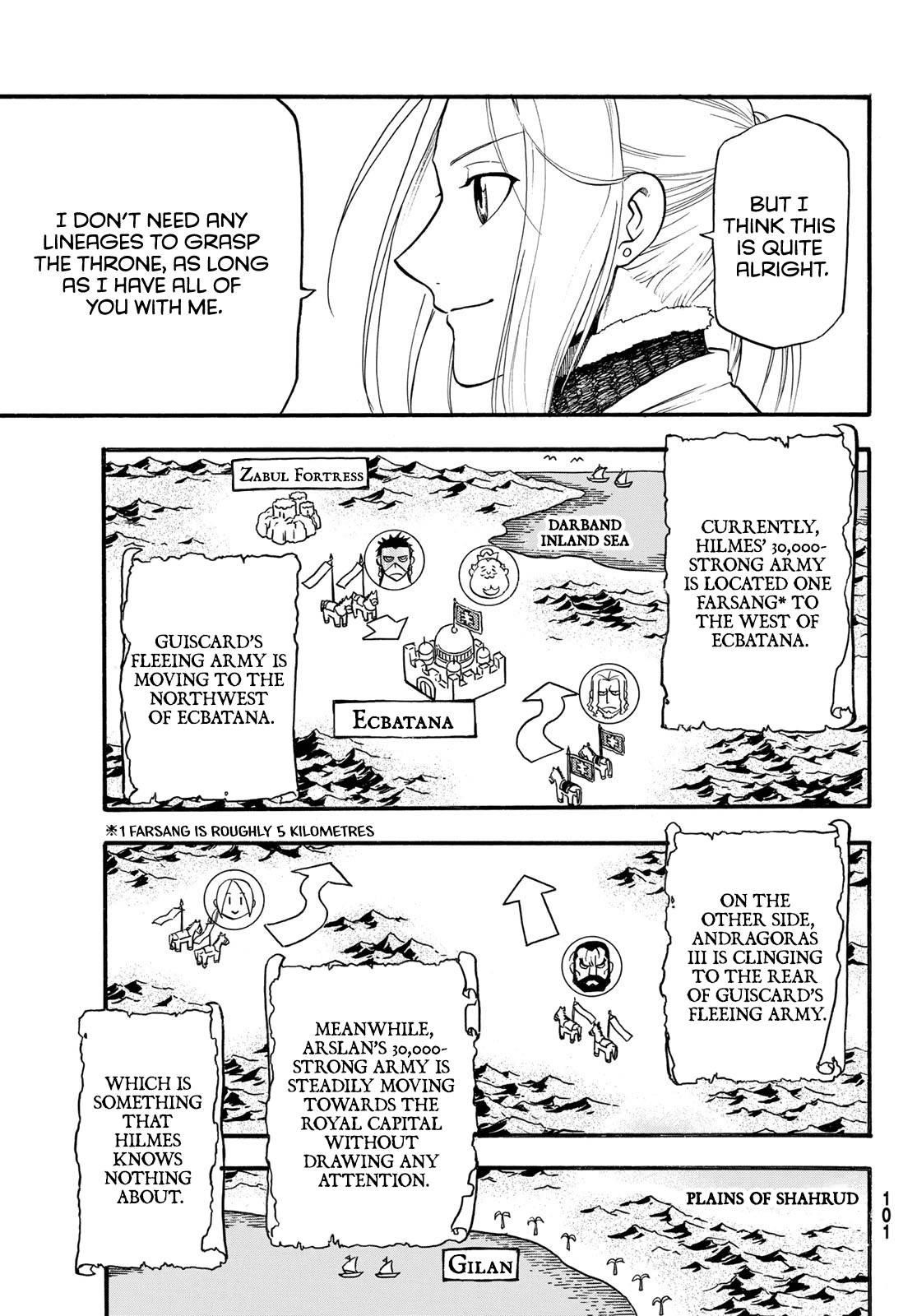 The Heroic Legend of Arslan Chapter 112 - Page 25 in English