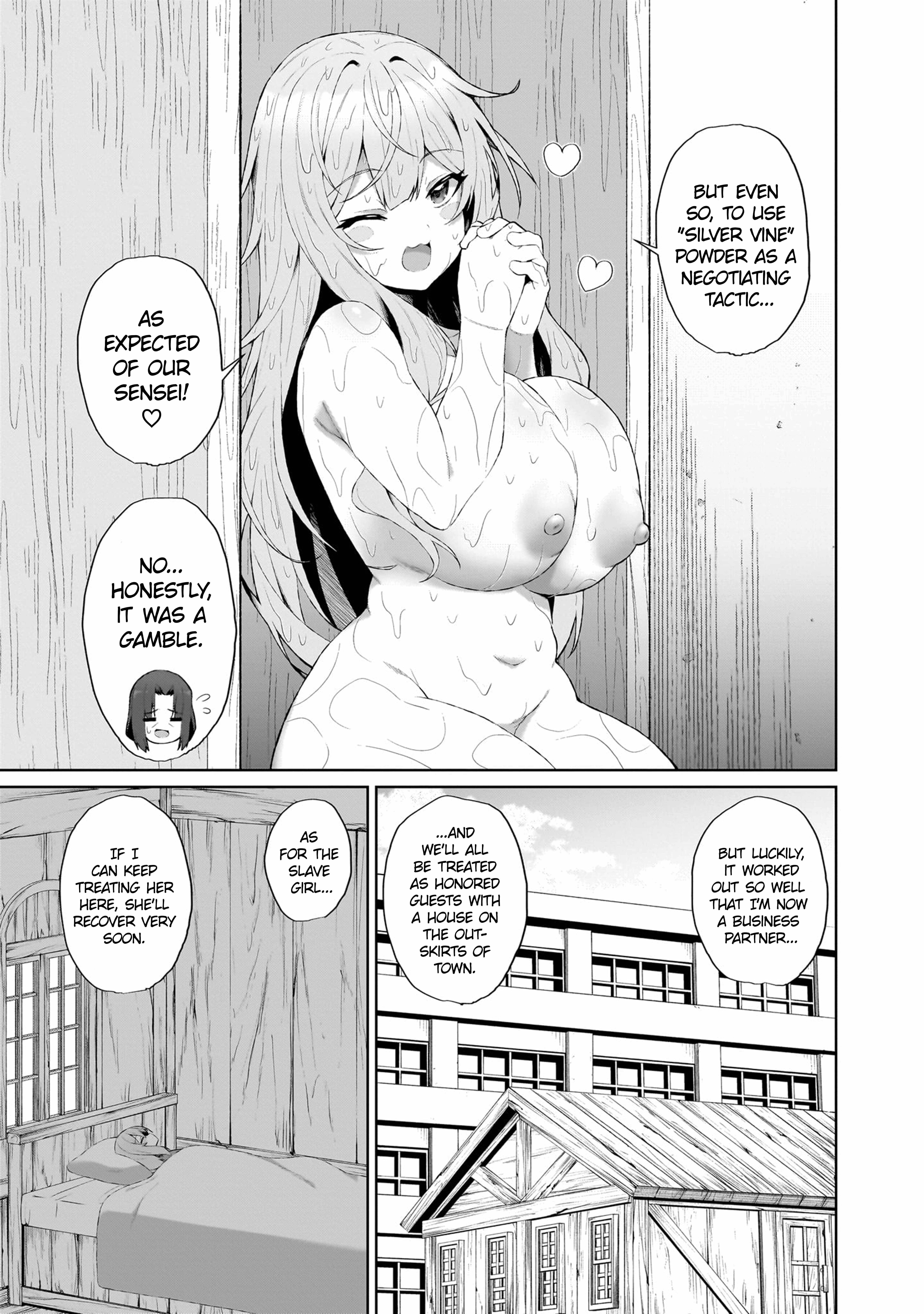 Isekai Drug - Yakugaku Chishiki de Monster Musume-tachi wo Toriko ni shite Nariagaru Chapter 2.1 - Page 13 in English