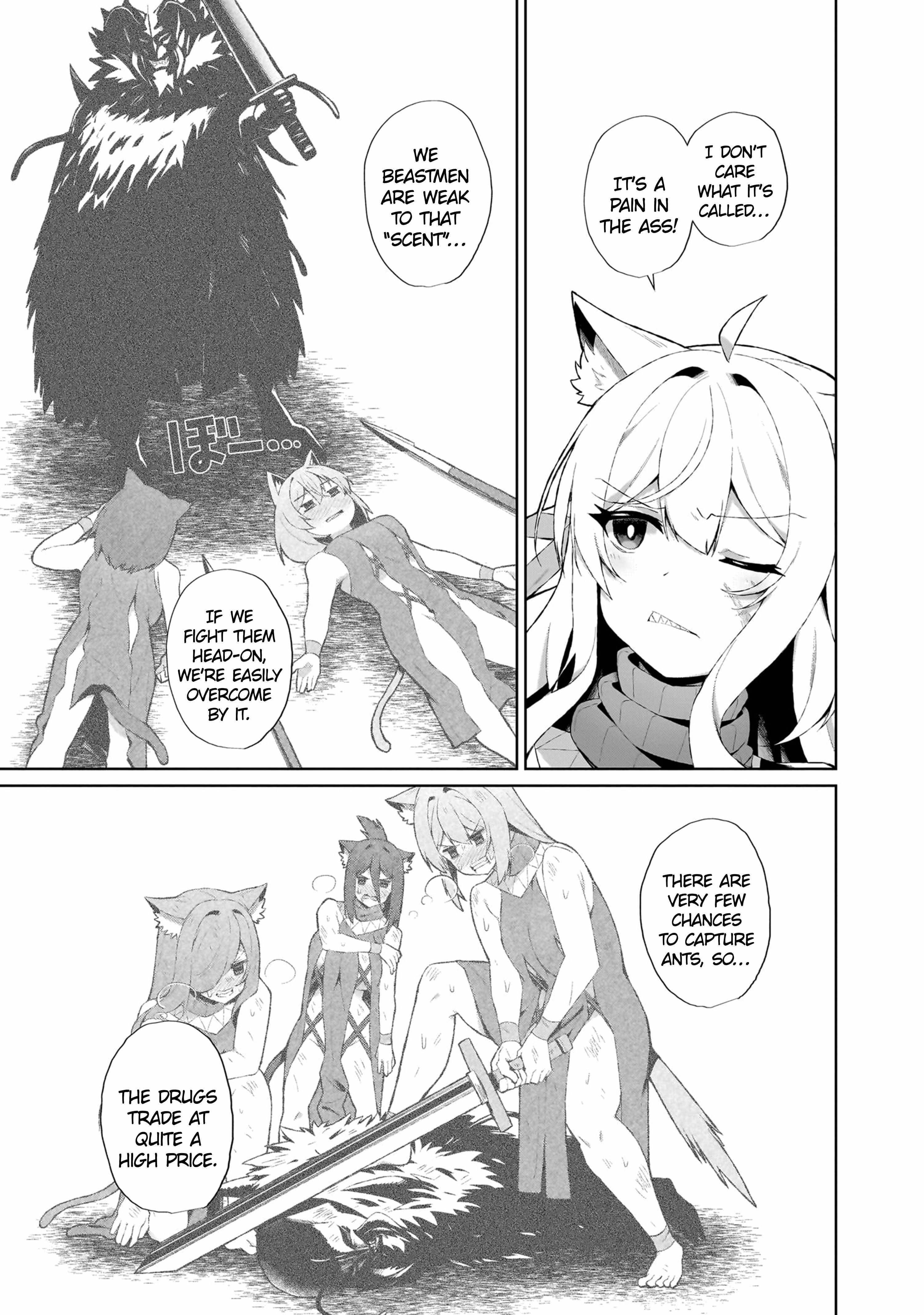 Isekai Drug - Yakugaku Chishiki de Monster Musume-tachi wo Toriko ni shite Nariagaru Chapter 2.2 - Page 15 in English