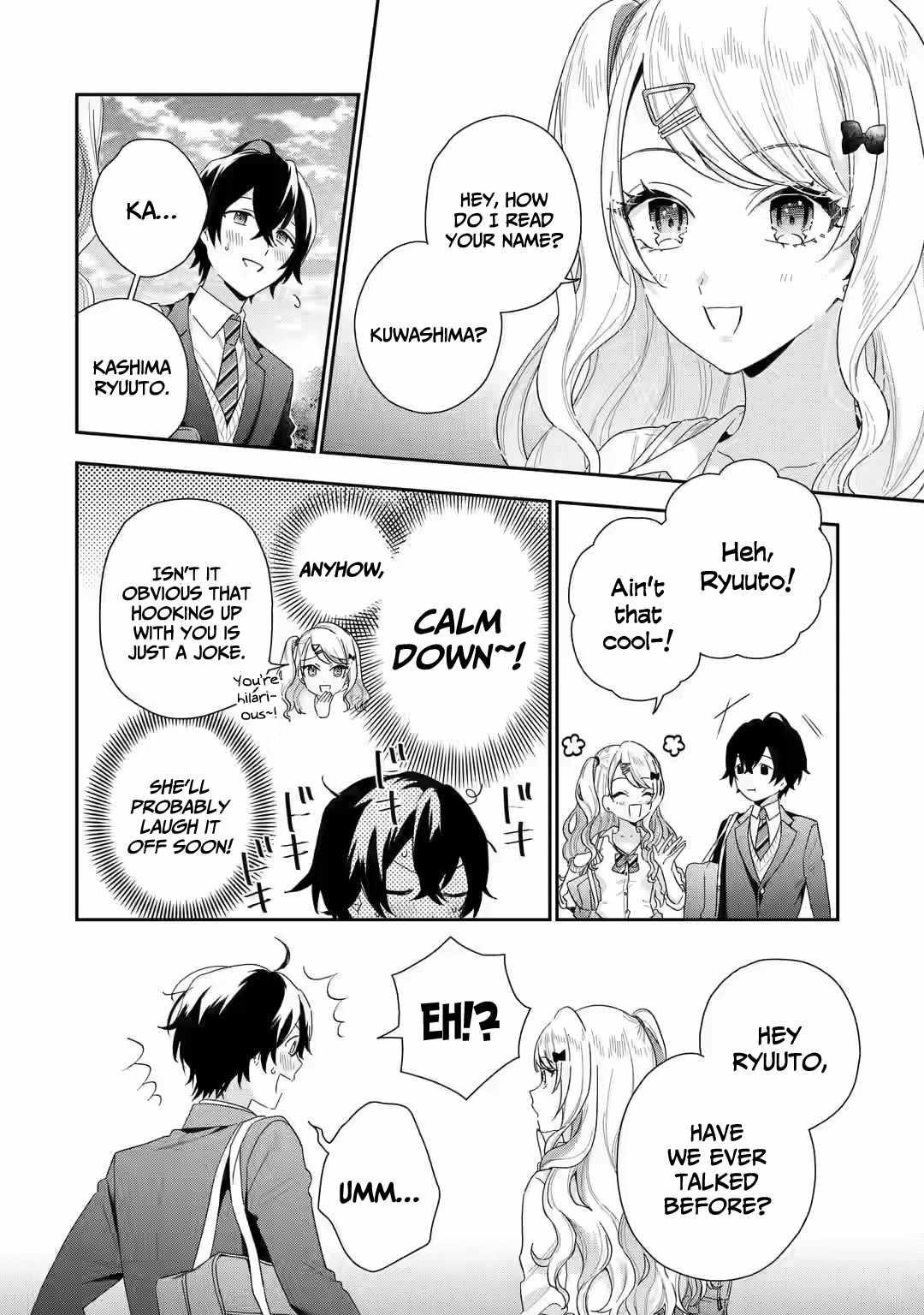 Our Dating Story: The Experienced You and the Inexperienced Me Chapter 1.2 - Page 12 in English