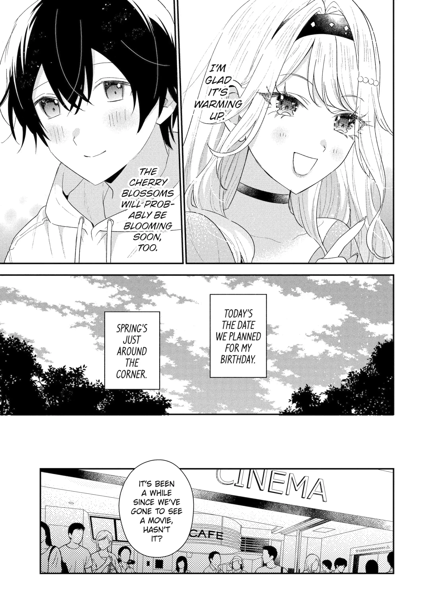 Our Dating Story: The Experienced You and the Inexperienced Me Chapter 47.1 - Page 3 in English