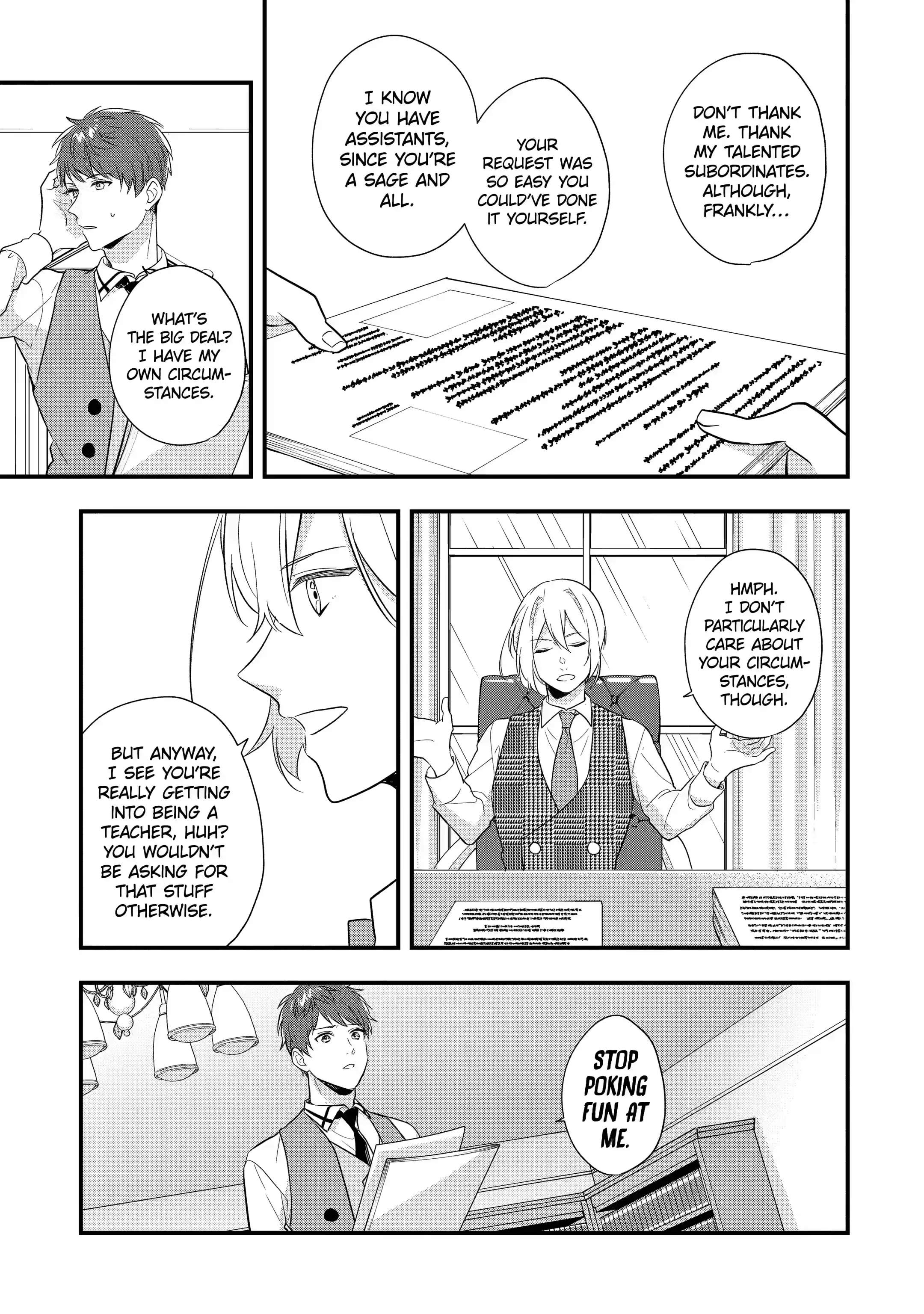 Demoted to a Teacher, the Strongest Sage Raises an Unbeatable Class Chapter 11.1 - Page 5 in English
