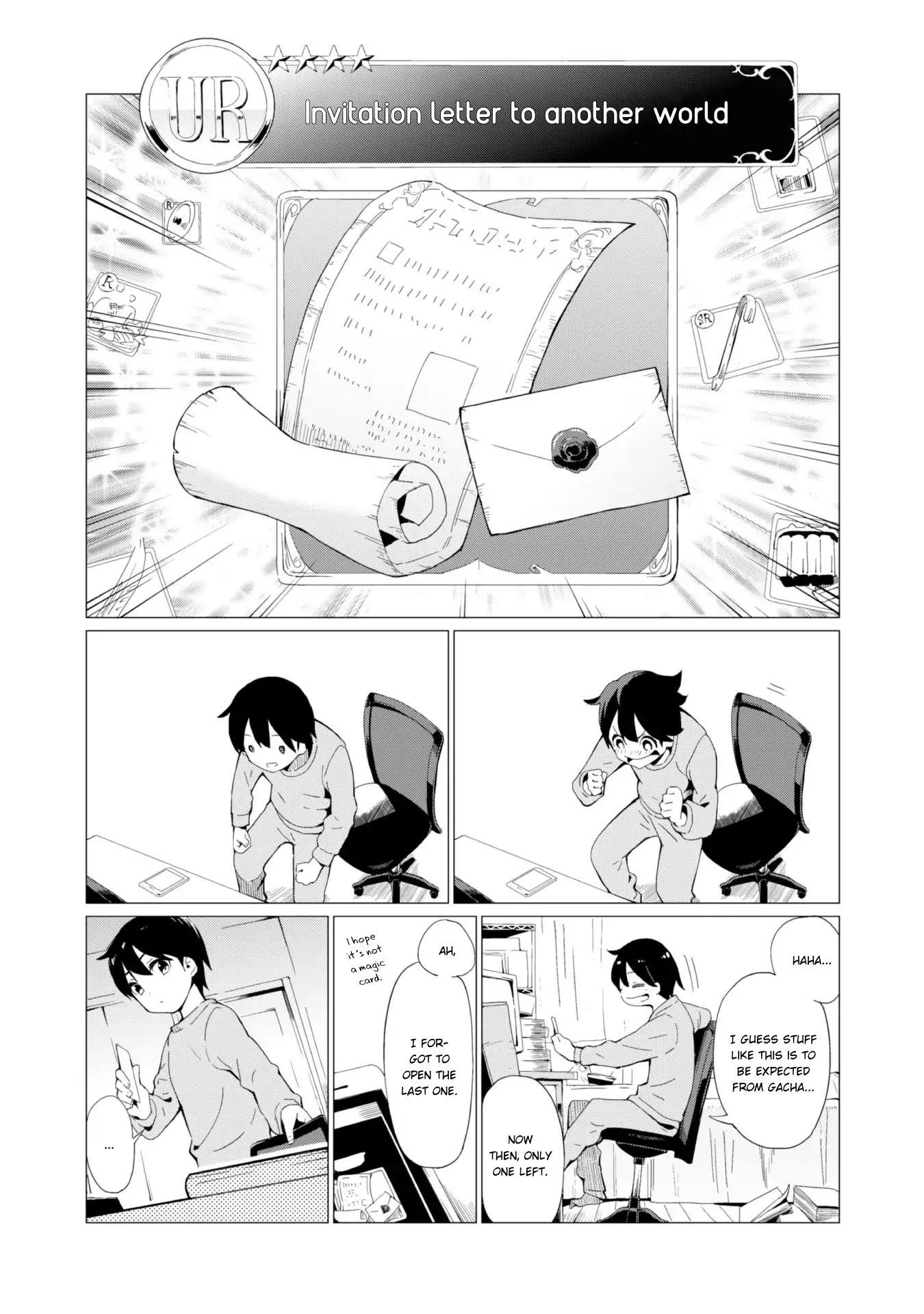 Gacha wo Mawashite Nakama wo Fuyasu: Saikyou no Bishoujo Gundan wo Tsukuriagero Chapter 1 - Page 8 in English