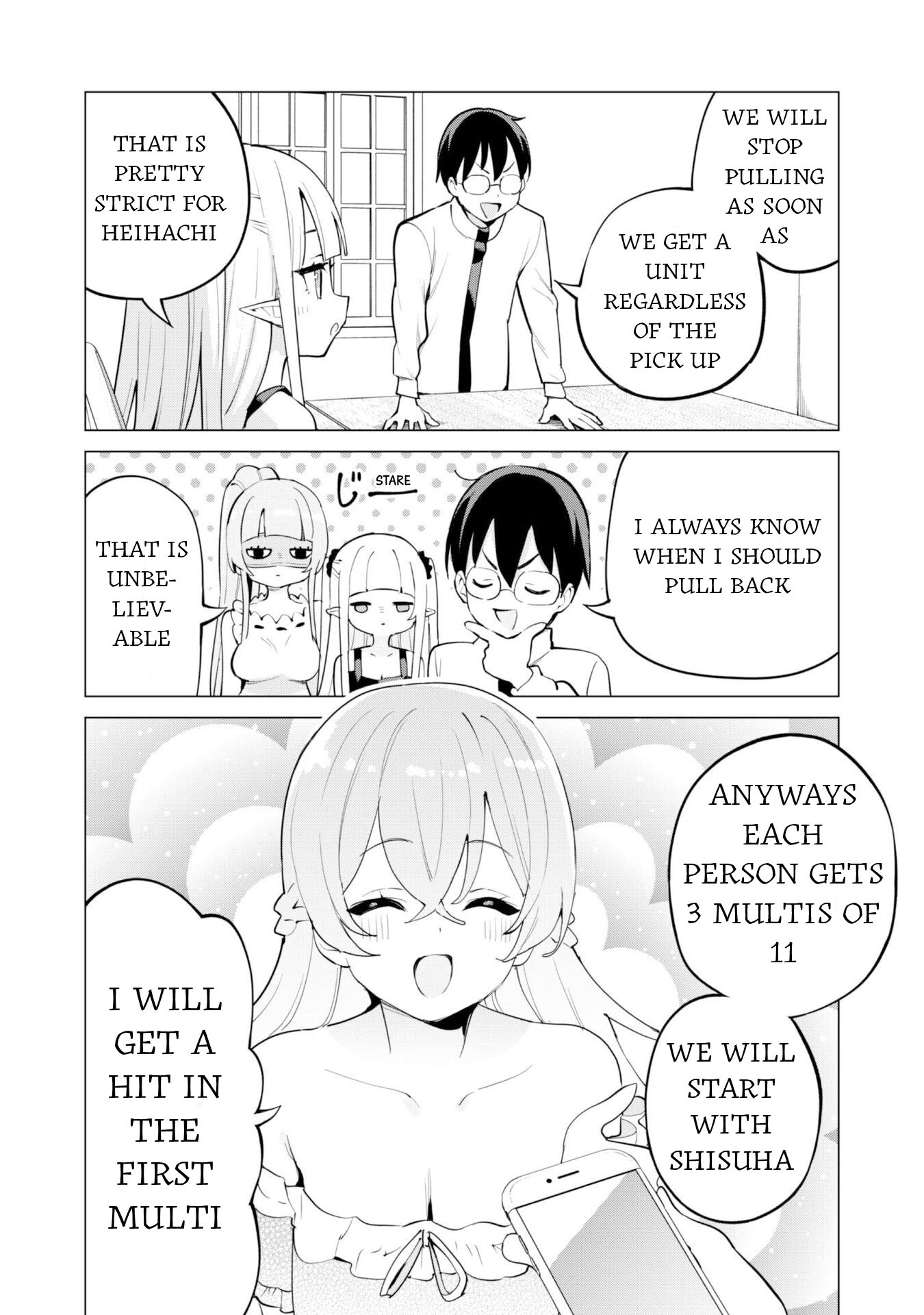 Gacha wo Mawashite Nakama wo Fuyasu: Saikyou no Bishoujo Gundan wo Tsukuriagero Chapter 74 - Page 7 in English