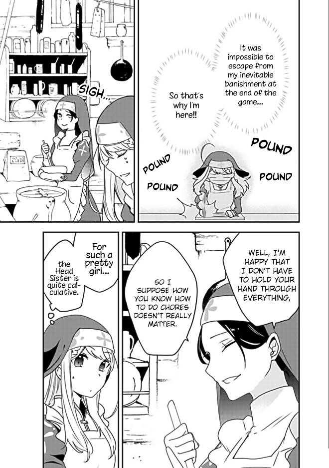The Banished Villainess! Living The Leisurely Life Of A Nun Making Revolutionary Church Food Chapter 1 - Page 24 in English