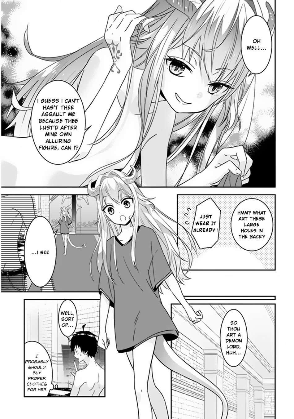 Maou Ni Natta Node, Dungeon Tsukutte Jingai Musume To Honobono Suru Chapter 1.2 - Page 8 in English