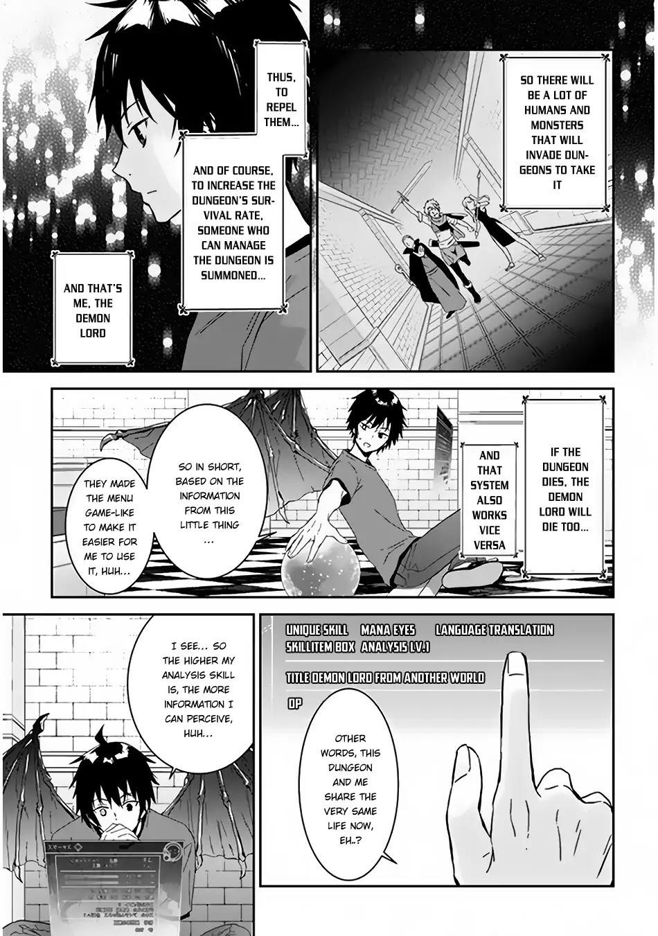 Maou Ni Natta Node, Dungeon Tsukutte Jingai Musume To Honobono Suru Chapter 1 - Page 7 in English