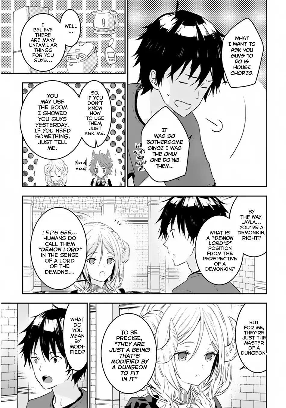 Maou Ni Natta Node, Dungeon Tsukutte Jingai Musume To Honobono Suru Chapter 11 - Page 3 in English