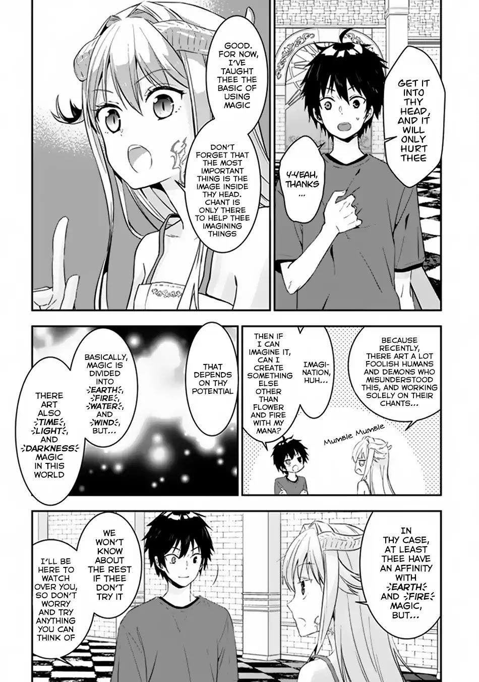 Maou Ni Natta Node, Dungeon Tsukutte Jingai Musume To Honobono Suru Chapter 3 - Page 11 in English